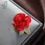 Tính Khí Cổ Điển Kim Cương Đỏ Thổ Cẩm Cao Cấp Phù Hợp Với Phụ Kiện Chân Cho Nữ Bé Gái Trâm Cài Thanh Lịch Phụ Kiện Trang Sức