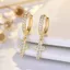 Xuyên Biên Giới Bán Chạy Cross Zircon Bông Tai Nam Nữ Độc Đáo Bông Tai Đường Phố Phong Cách Hợp Thời Trang Hip-Hop Rap Phụ Kiện 2026-6-26