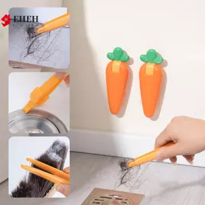 Kẹp Rác 2 Trong 1 Hình Cà Rốt Dễ Thương Loại Bỏ Vết Bẩn Bụi Xẻng Bồn Rửa Chén Dụng Cụ Vệ Sinh Phòng Tắm Kẹp Tóc VN