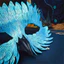 DONOVANQQ Chim Mỏ Mặt nạ Đại Bàng, Dây đàn hồi Gradient Crow Feather Mask, Nhựa mềm mại ngộ nghĩnh Mặt nạ Cosplay nửa mặt Trang phục chống đỡ