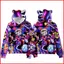 GC1 The Amazing Digital Circus Áo Hoodie có tai mèo áo nỉ mũ vải trẻ em người lớn GC1