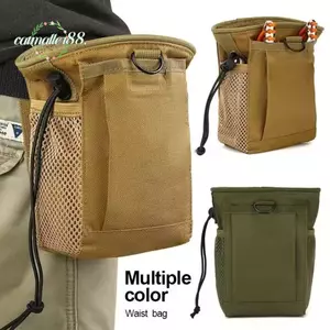 Túi dây rút CATMALLER88, Túi lưu trữ dung lượng D-Buckle 3-5L, Túi có thể điều chỉnh Đa chức năng đeo thắt lưng Túi treo di động