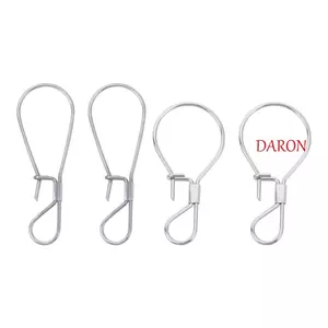 DARON Dụng Cụ Câu Cá Stringer Cá Khóa Cáp 2 Chiếc Khóa Khóa Stringer Kẹp Giải Quyết Stringer
