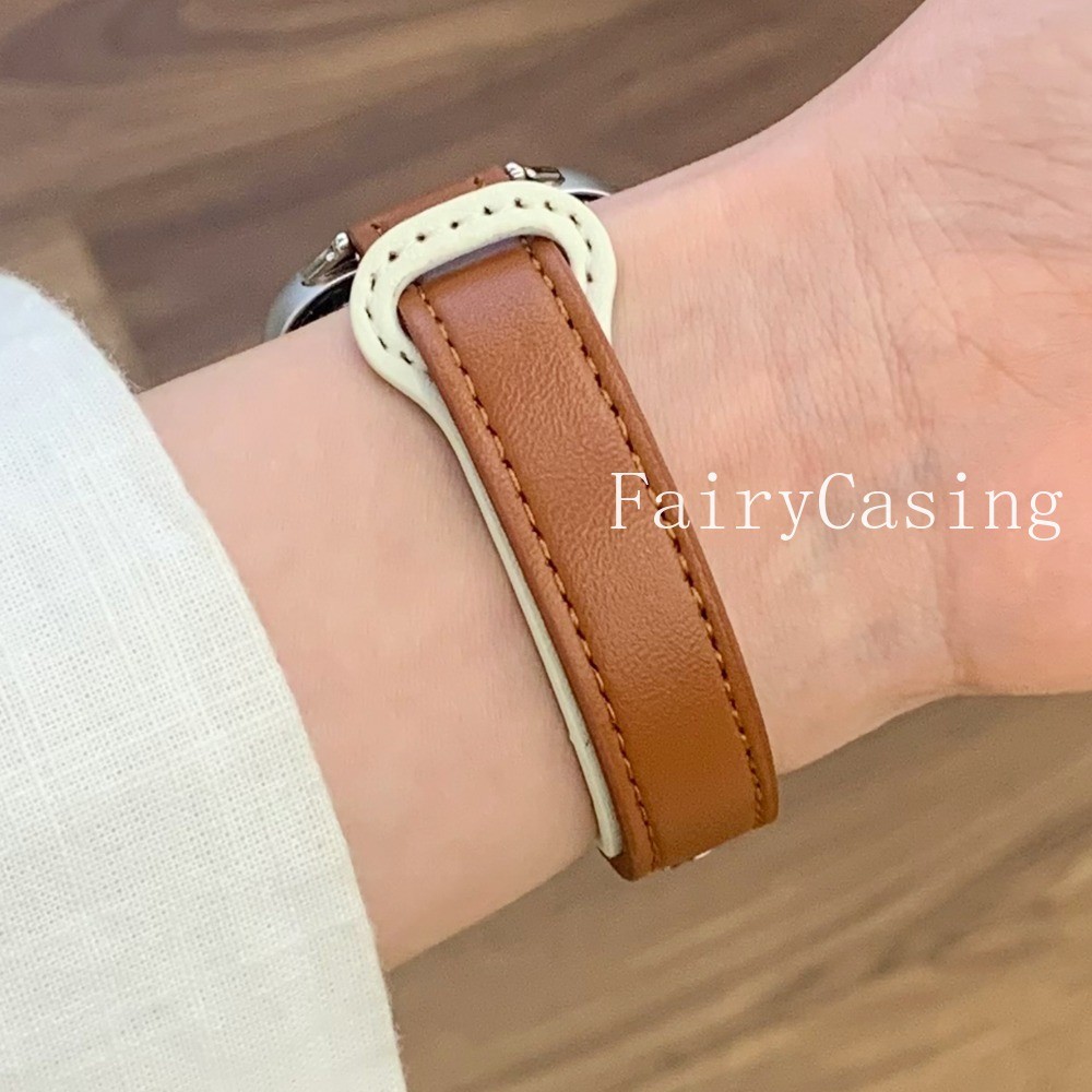 Dây đeo đồng hồ bằng da Tương thích với Huawei Band 11 Pro 10 9 8 Honor 9 10 Braclet cho Huawei Band Fit 3 2 4 4pro Band