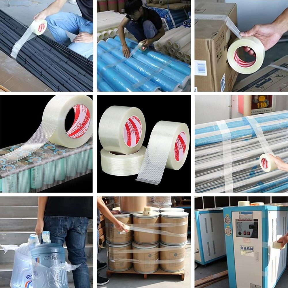 Băng sợi thủy tinh UMITY, Gói pin Lithium một mặt chịu nhiệt độ cao, Phốt cố định sọc chắc 25M