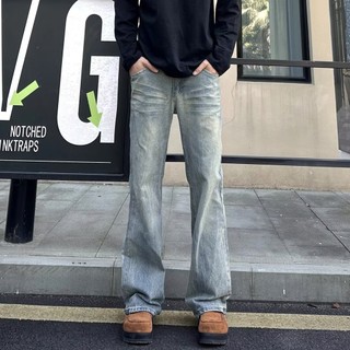 Quần Jean Nam chất lượng cao, thiết kế Slub đường phố, phù hợp phong cách Unisex.