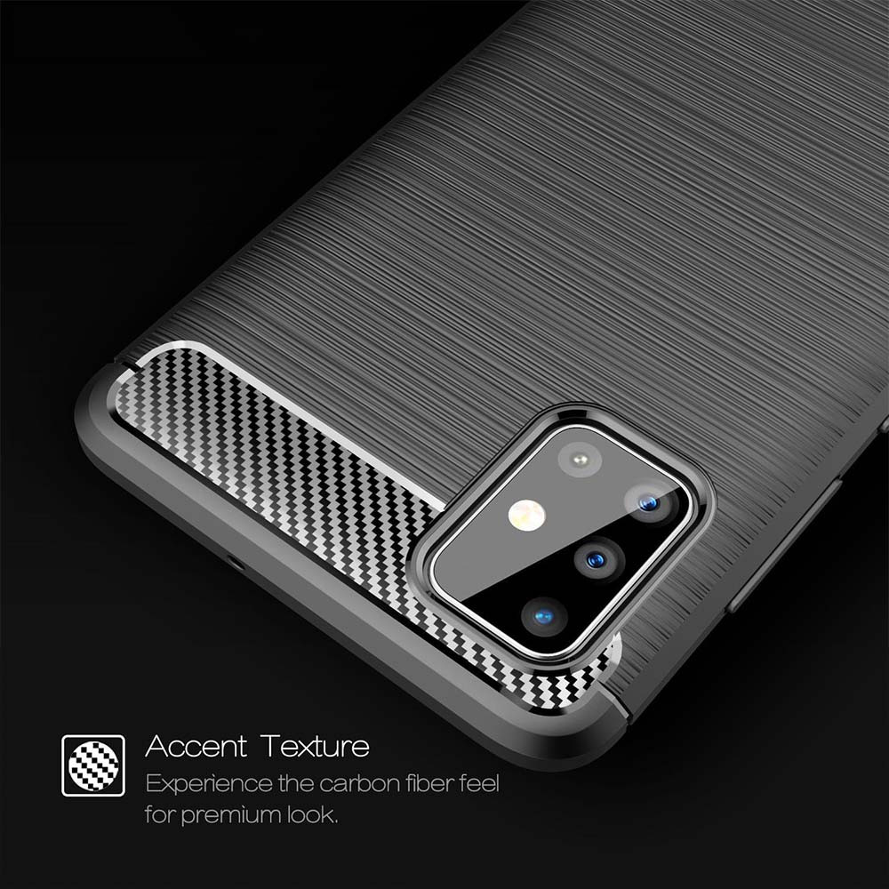 TPU Dễ Thương Cho Samsung Galaxy J7Pro J4Pus J6 J8 2018 J4Core Note 8 9 10 10Plus 20 20Ultra Chống Sốc Siêu Mỏng Silicon Mềm Sợi Carbon Mờ Ốp Lưng