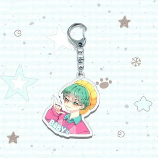 8pcs set Kpop Huntrix Keychain Demon Hunters Boys pendant Girl Group Acrylic keychain