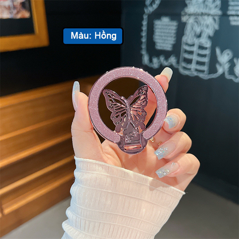 M7 Sáng Tạo Mới Vui Nhộn Lấp Bướm Từ Giá Đỡ Điện Thoại Đa Năng Ốp Lưng PC Miếng Dán Lười Giá Đỡ MALAN