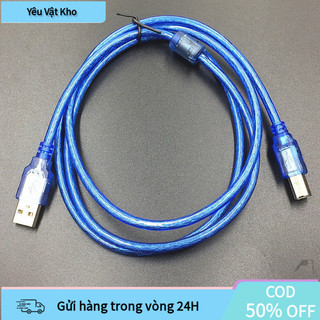 Cáp USB Cho Máy In Và Máy Scan, Có Cục Chống Nhiễu, Chiều Dài 1.5m 3m, Truyền Dữ Liệu Tốc Độ Cao, Tương Thích Rộng, Chất
