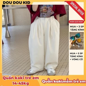 QKK1 Quần KaKi Ống Suông Cho Bé 14-43kg,Chất KaKi mềm