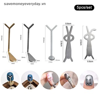 [savemoneyeveryday] Bộ 5 Miếng Dán Nam Châm Mắt Gấu Dụng Cụ Làm Móng Tay Nghệ Thuật Miếng Sắt Nhỏ Nam Châm Dính Cho Hiệu Ứng Ba Lan Từ Tính Móng Tay [vn]