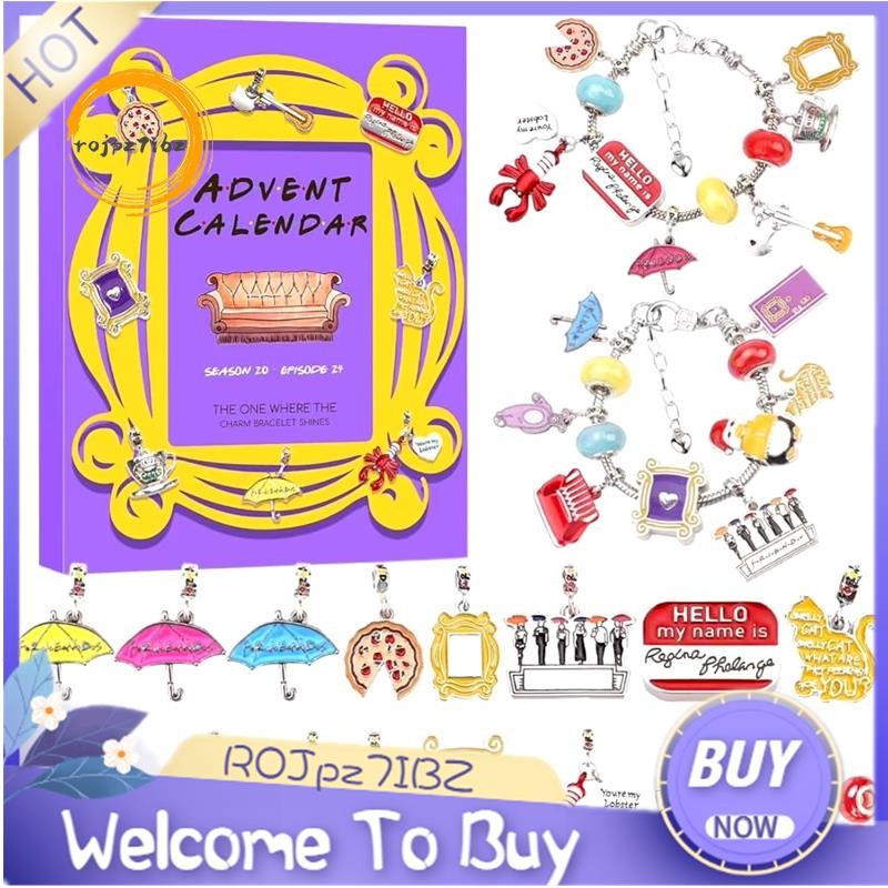 Lịch Mùa Vọng DIY Giáng Sinh Quyến Rũ Vòng Tay Giáng Sinh Lịch Đếm Ngược Chương Trình Truyền Hình Quà Giáng Tặng Cho Nữ Cô Gái