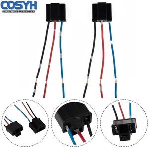 <cosyh>Ultra Durable H4 3 Pin Headlight Connector Plug Socket with Copper Core Material