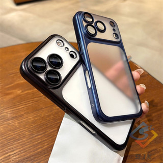Ốp điện thoại họa tiết mờ màu cam vũ trụ cho IPhone 17 Pro Max 17 Pro 17Air 15 Pro Max 16 Pro Max Vỏ trong suốt Vỏ chống sốc