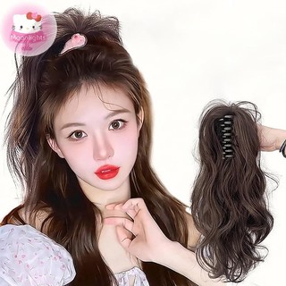 Moonlights Tổng Hợp Móng Vuốt Kẹp Đuôi Ngựa Tóc Ngắn Xoăn Tự Nhiên Đuôi Giả Tóc Cho Nữ Đuôi Ngựa Hairp EN