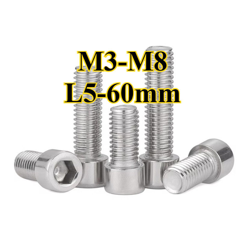 Bulong Lục Giác Inox chìm đầu trụ inox 201 M3 / M4 / M5 / M6 / M8 có độ ...