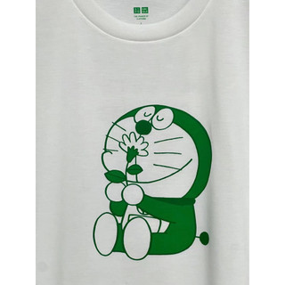 Bán áo thun xanh Doremon in hình tay ngắn, phù hợp unisex, phong cách Hàn Quốc