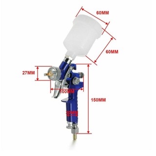 AIMVUKES  Súng Phun Sơn,Máy Phun Sơn Cầm Tay - Mini 0.5 / 1.0mm Đa Năng Tiện Dụng Áp Suất H-2000 Chuyên Nghiệp Vòi