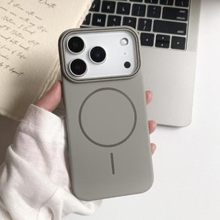 Ốp Điện Thoại Sang Trọng Cứng Bằng Nhựa Chất Lượng Cao Từ Tính Ốp Lưng Cho iPhone 17 16 15 14 13 12 Pro Max 14/15Plus 17AIR Ốp Lưng Chống Sốc