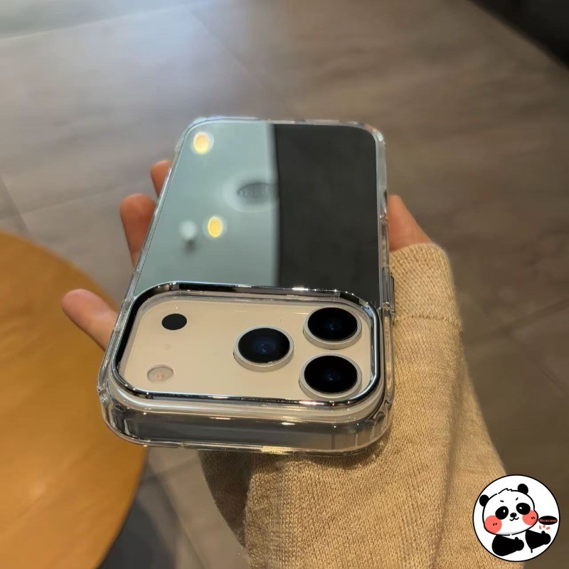 Ốp Điện Thoại Chống Sốc Gương Cho OPPO A6 GT A5 A5X A5i A2M A3X A3 A2X A2 A98 A80 A79 A59 A16K A16E A1X A1 F29 F27 Pro Plus F23 5G 4G Vỏ Mềm Đơn Giản Dễ Thương