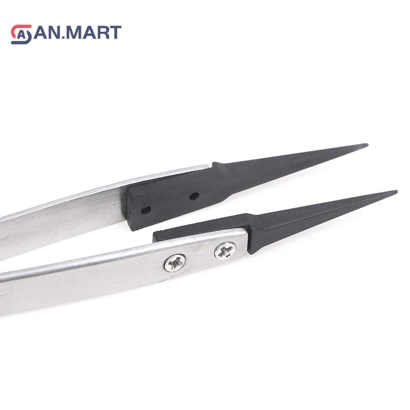 Bigdealssuper Cho Đồng Hồ Lắp Đặt Tay Làm Việc Thẳng El ESD-259 ESD-259A ESD-7A Tay Cầm Nhíp Nhựa Chống Tĩnh Điện Siêu