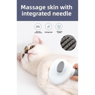 Lược tẩy lông thú cưng bằng một cú nhấp chuột