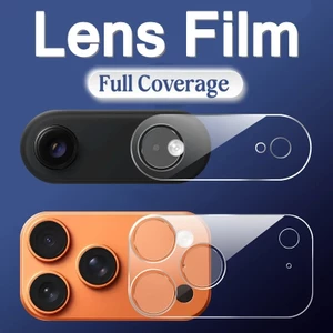 1-3 Chiếc Ống Kính Máy Ảnh Mềm Cho Apple iPhone Air 17 Pro Max Ốp lưng HD Bảo Vệ Ống Kính Cho iPhone 17Pro 17ProMax iPhone17 Ống Kính Mờ Mờ Phim