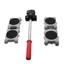 Hạng Nặng Nội Thất Nâng Vận Chuyển Mover Trượt Bánh Xe Nội Thất Mover Bộ Dụng Cụ Bánh Xe Con Lăn Thanh Di Chuyển Dụng Cụ Cầm Tay
