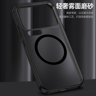 Thích hợp cho Xiaomi 17ProMax Vỏ điện thoại từ tính mờ cảm giác da POCO F7 Vỏ bảo vệ chống sốc trong suốt Hàng giao ngay