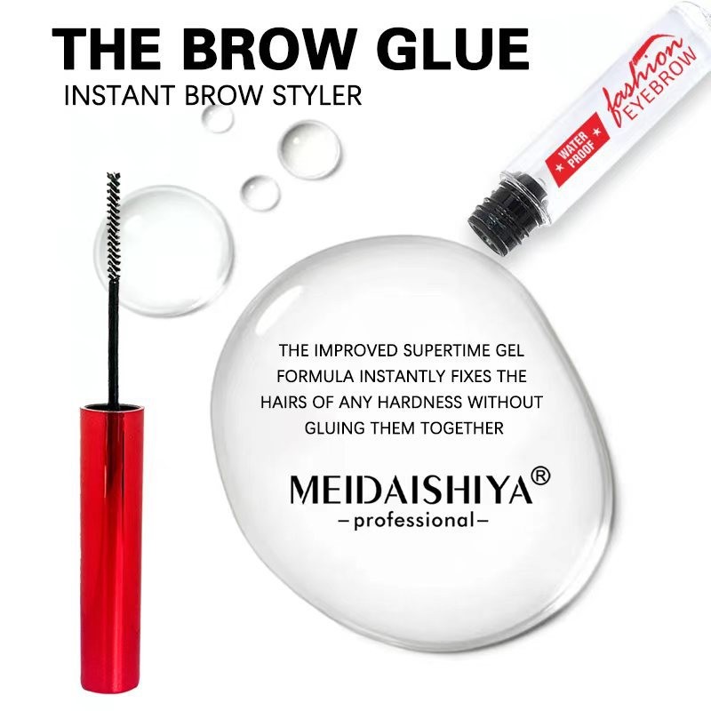 MEIDAISHIYA Ba Chiều Định Hình Lông Mày Gel Rễ Nước Clear Wild Natural Eyebrow Gel