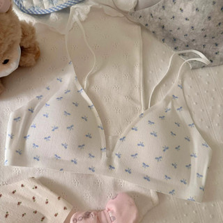 (BST HÈ 2026) Áo ngực nữ hoạ tiết không gọng mút mỏng thoáng khí đi biển, bikini đi biển BRA23