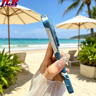 [JLK] Ốp từ tính họa tiết Kevlar bằng sợi Carbon sóng biển sang trọng mùa hè cho Vivo X300 Ultra X200 Pro Ốp lưng cứng điện thoại chống sốc