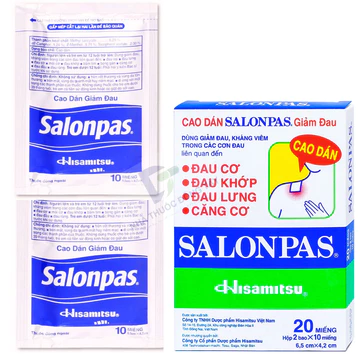 [Hàng Chính Hãng] Miếng Dán Salonpas Cao Dán Xương Khớp / Miếng Dán Đau Lưng-Miếng Dán Đau Đầu