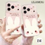 Ốp Lưng Cho IPhone 14 16 15 17 11 12 13 Pro Max 17AIR 7 8 14 16 15 Plus X XR Max Bìa có họa tiết thỏ trắng tai to