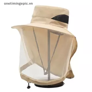VFZ Mũ Câu Cá Ngoài Trời Chống Muỗi Côn Trùng Mũ Câu Cá Bug Lưới Đầu Lưới Bảo Vệ Mặt Mũ Cắm Trại Mũ Câu Cá OTE