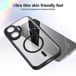 Ốp lưng Poco F7 Vỏ từ tính trong suốt mờ cho Ốp điện thoại Xiaomi Poco F7 5G