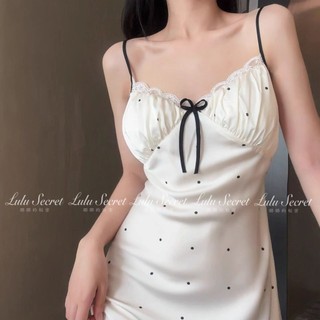 [Pre-Order]-Bộ Đồ Ngủ Nữ Sling mẫu mới lạ  Váy Ngủ có Miếng Lót Ngực Plus Size Loungewear Pure Desire