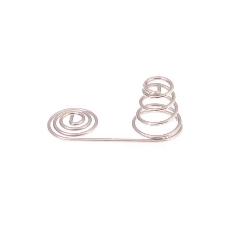 Alittlesetrtu Bộ 5 Tấm Tiếp Xúc Lò Xo Pin AA, Cuộn Dây Niken Tích Cực & Âm VN