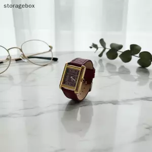 Đồng hồ nhỏ vuông sang trọng Đồng hồ thạch anh nữ cổ điển Đồng hồ nữ nhỏ dành cho nữ Váy nữ Quà tặng thời trang cho bạn gái Đẹp