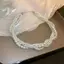 PNPIA- Twining Pearl Choker Nelaces Dành Cho Nữ Hình Học Nelaces Cưới Cô Dâu Trang Sức Phụ Kiện