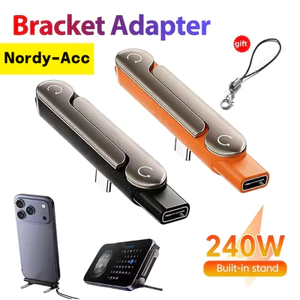 Bộ chuyển đổi giá đỡ sạc điện thoại Type-C với hỗ trợ sạc nhanh 240 W, chức năng OTG và giá đỡ gắn có thể gập lại — USB-C M