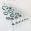 PNPIA- 2 Chiếc Kính Đo Tai Bộ Kéo Dài Ngắn Côn Mở Rộng 1.6-16mm Kéo Dài Tai Đường Hầm Và Phích Cắm Cơ Thể Xuyên Trang Sức