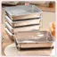 JRP 5 Chiếc Hộp Bảo Quản Thực Phẩm Bằng Thép Không Gỉ Hộp Giữ Tươi Có Nắp, Hình Chữ Nhật Xúc Xích Mì Đĩa Trái Cây JRP