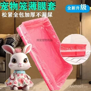 Khay Thú Cưng Túi Vệ Sinh Dùng Một Lần Lồng Chó Khung Xe Bọc Phim Thỏ Lồng Rác Túi Đồ Dùng Chim Lồng Chim Phụ Kiện JJNY