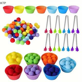 [Ktp] 78 món đồ chơi toán học hoạt động học tập mầm non Đồ chơi Đếm cầu vồng cho trẻ em Đồ chơi cảm giác Montessori