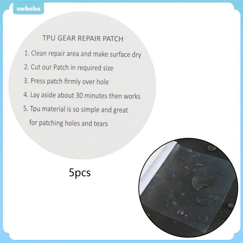 Miếng Dán Sửa Chữa Trong Suốt TPU Lều Sửa Chữa Băng Cho Nhẫn Bơi Mái hiên Cắm Trại Bóng Bãi Biển Sản Phẩm Bơm Hơi Lều Cắm Trại