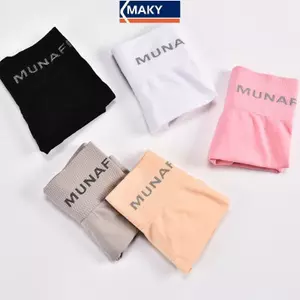MAKY Boxers Nữ Liền Mạch Giữa Eo Chữ Quần Định Hình Và Nâng Hông Quần Boxer VN