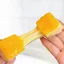 Đồ chơi bóp bánh gạo vàng QEARY, Đồ chơi ép bánh gạo mô phỏng giác quan, Bóng thông hơi co giãn 9cm Co giãn chậm Đồ chơi bóp đồ chơi trẻ em
