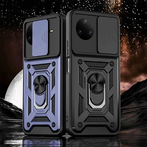 Ốp Lưng Skinlee Cho Huawei Nova 15 Pro Max Giá Đỡ Vòng Trượt Cửa Sổ Bảo Vệ Vỏ Silicon Cho Huawei Nova 15 Pro Max Vỏ Điện Thoại